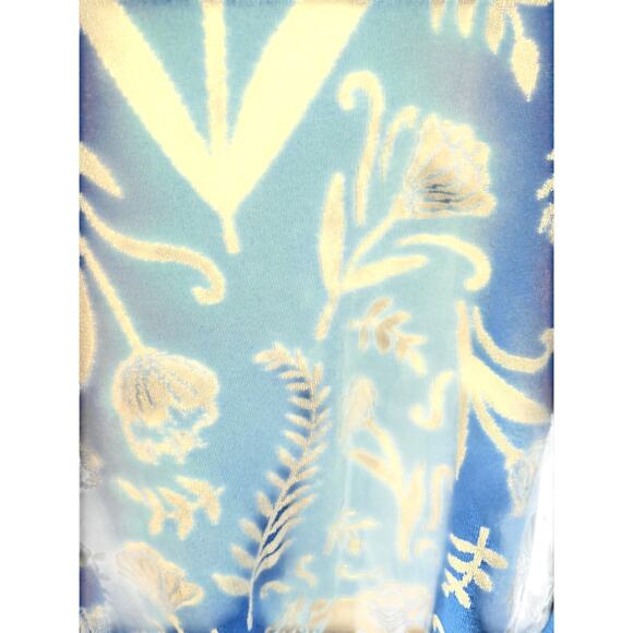 Gudren Sjoden Women's XL Pullover Sweater Blue Pattern 100% Recyclable Cotton - Picture 3 of 6